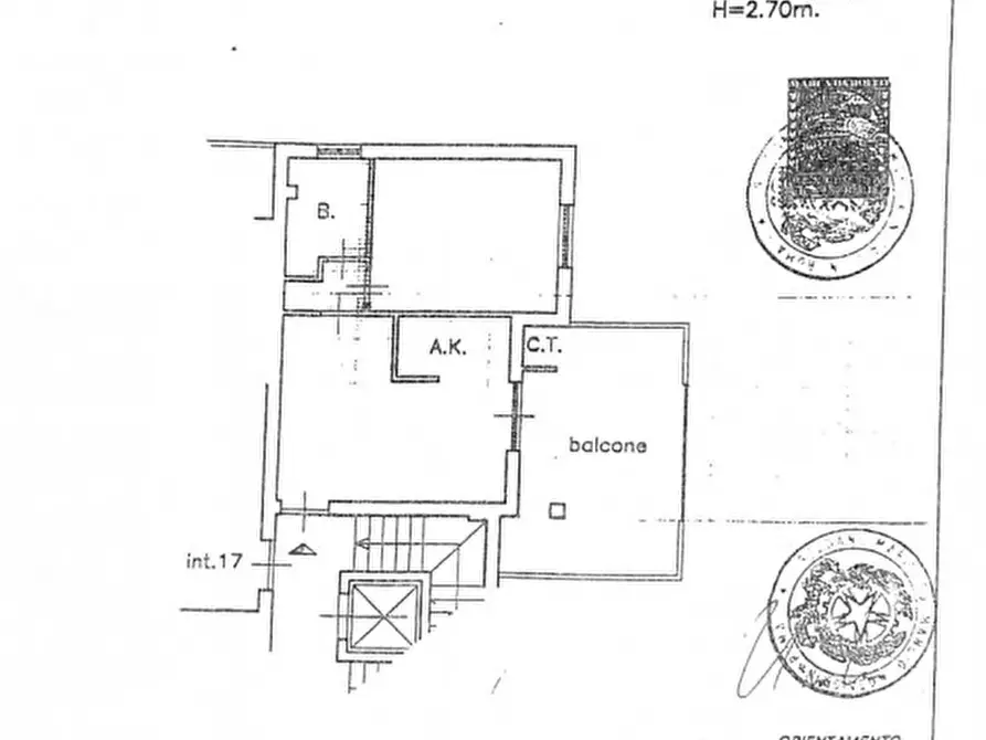 Immagine 19 di Attico in vendita  in Via Giulia Molino Colombini a Roma