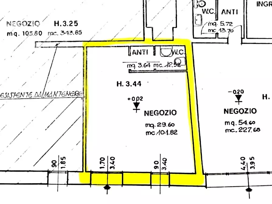 Immagine 7 di Negozio in vendita  in Via Zabarella a Padova