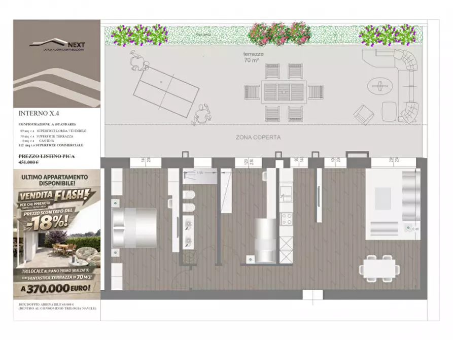 Immagine 1 di Appartamento in vendita  in JHON CAGE a Bologna