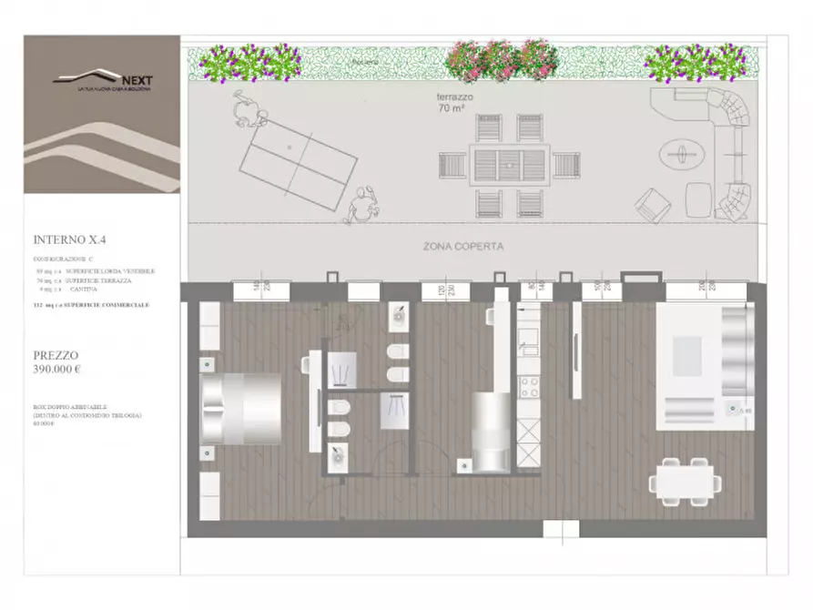 Immagine 17 di Appartamento in vendita  in JHON CAGE a Bologna