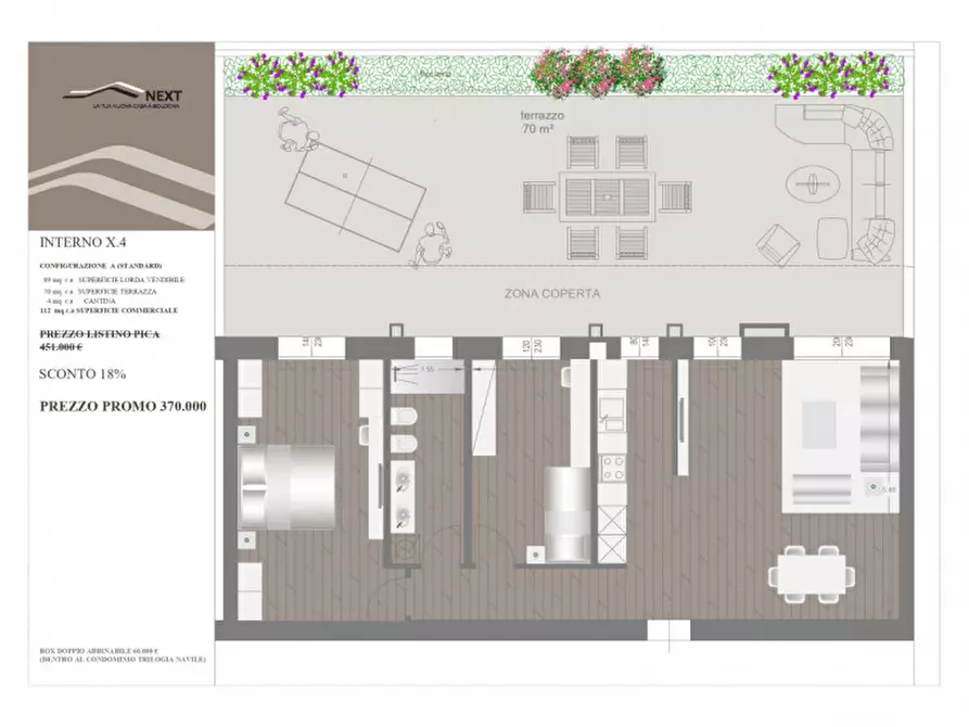 Immagine 19 di Appartamento in vendita  in JHON CAGE a Bologna