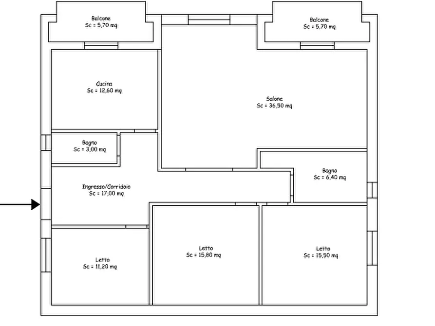 Immagine 15 di Appartamento in vendita  in Via Nazionale, 9 a Carolei