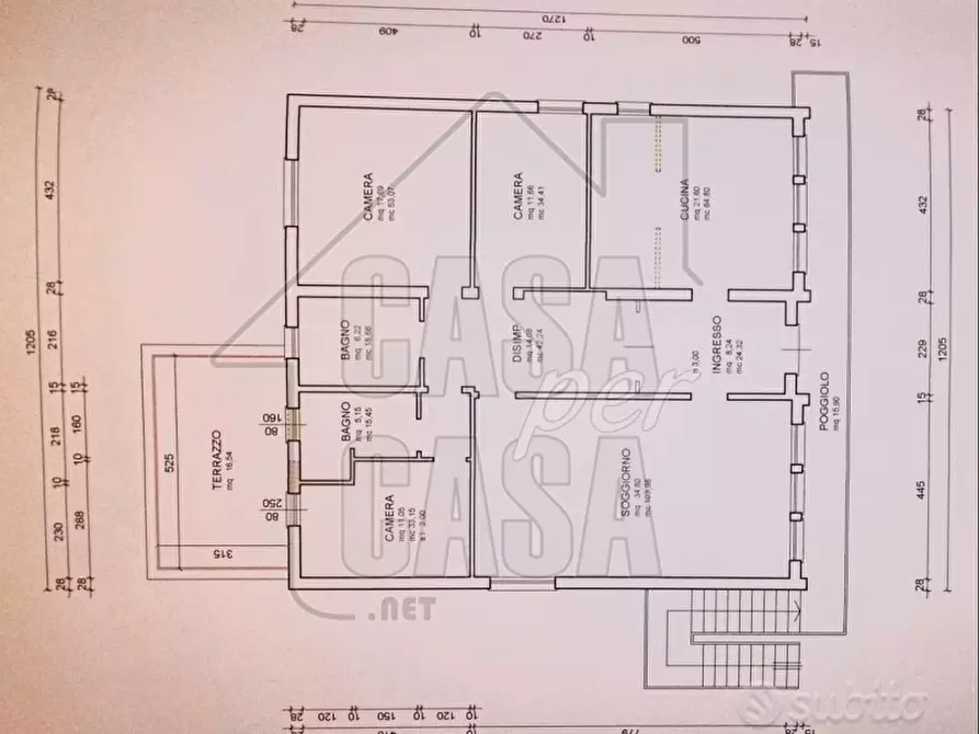 Immagine 25 di Casa bifamiliare in vendita  in Corso Delle terme a Montegrotto Terme