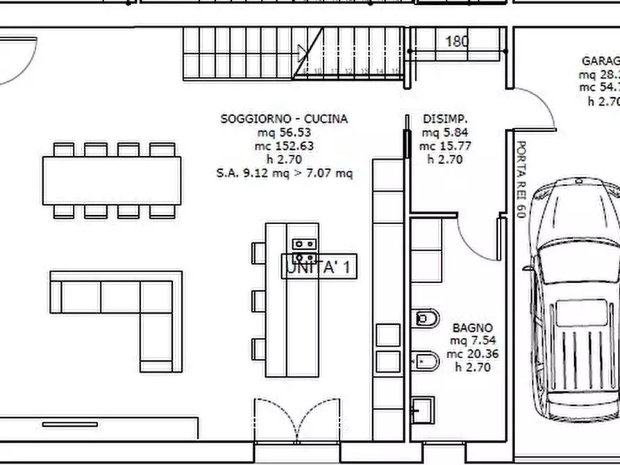 Immagine 11 di Casa trifamiliare in vendita  a Selvazzano Dentro