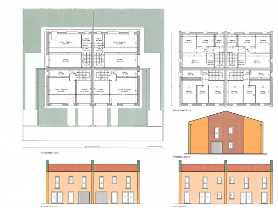 Immagine 7 di Villetta a schiera in vendita  in Via Risorgimento a Vo