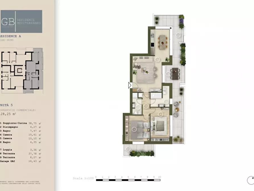 Immagine 11 di Appartamento in vendita  in Via Antonio Magarotto a Abano Terme