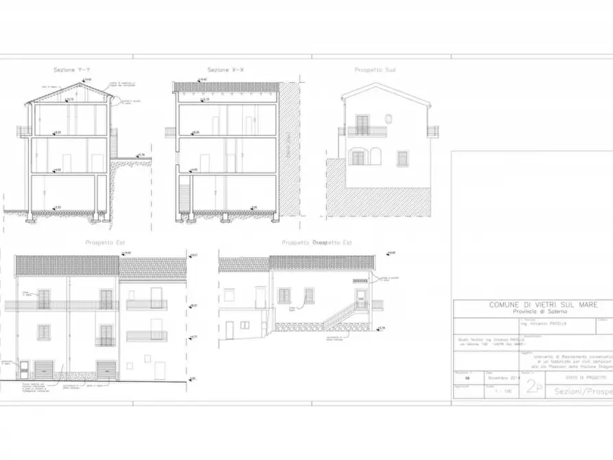 Immagine 7 di Palazzo in vendita  in via padovani 3 a Vietri Sul Mare