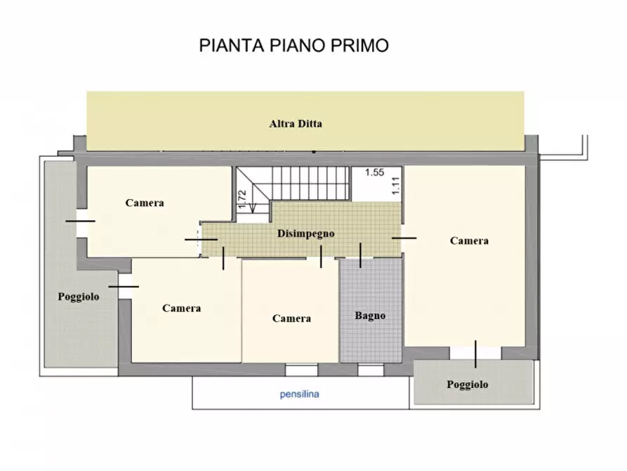 Immagine 10 di Casa bifamiliare in vendita  in Via Fabrizio D'Acquapendente a Albignasego