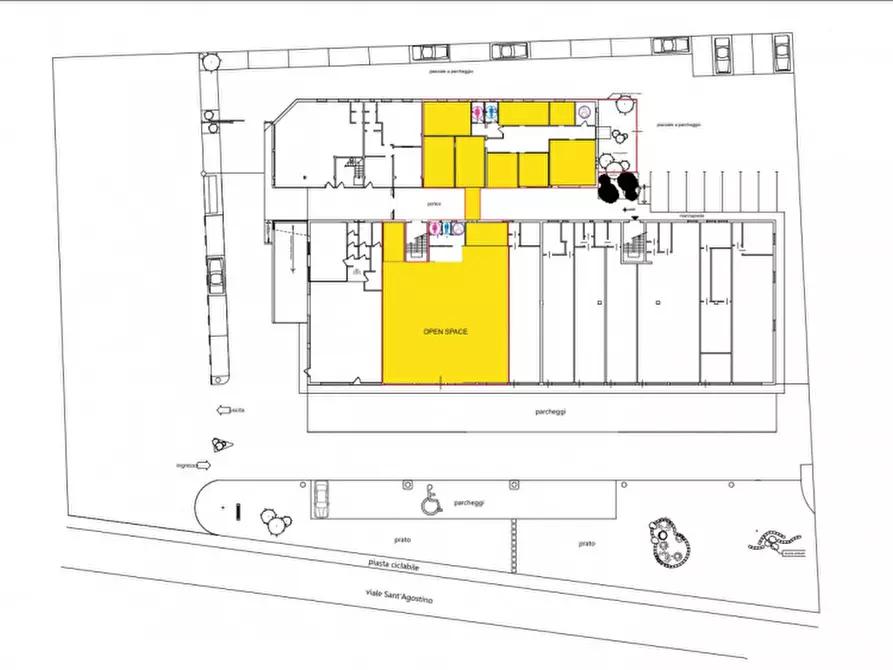 Immagine 23 di Ufficio in affitto  in Viale Sant'Agostino a Vicenza