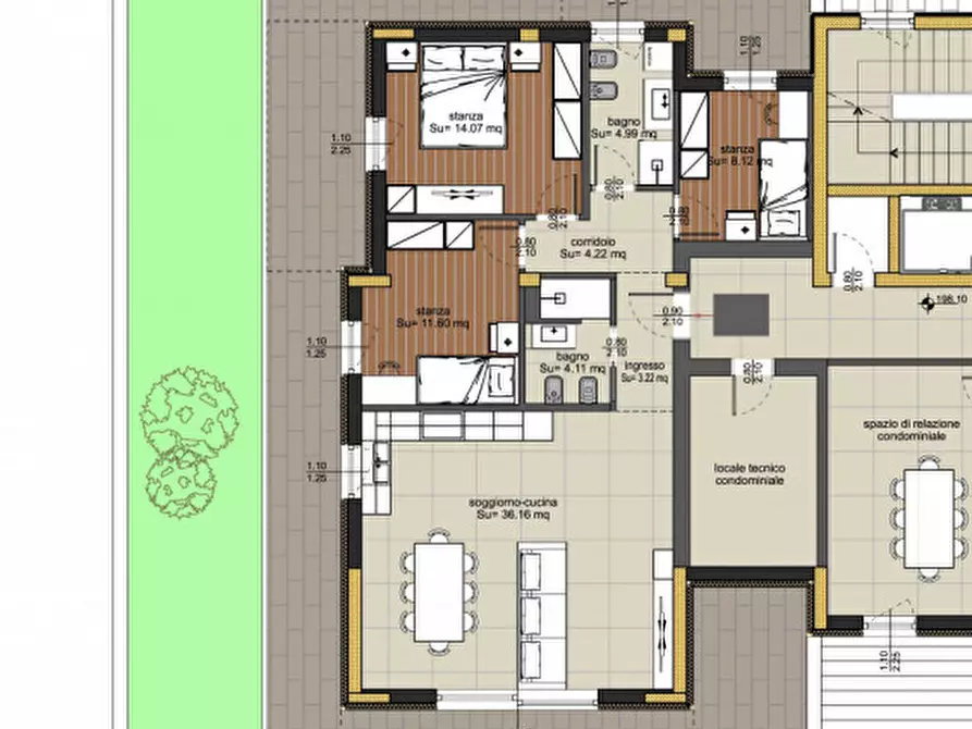 Immagine 15 di Appartamento in vendita  in Via Antonio Gramsci a Trento