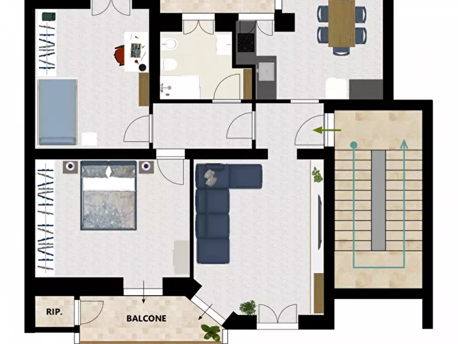 Immagine 24 di Appartamento in vendita  in via Monte Grappa 196 a Squinzano