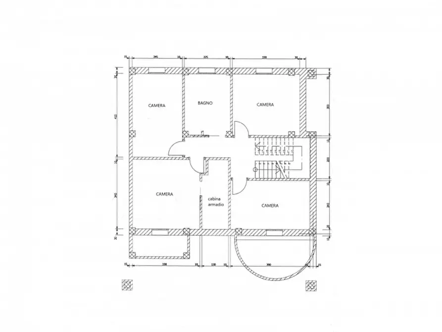 Immagine 27 di Villetta a schiera in vendita  in Via Rubiera a San Martino In Rio