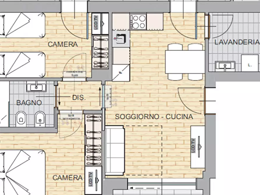 Immagine 9 di Appartamento in vendita  a Lignano Sabbiadoro