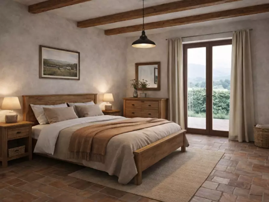 Immagine 2 di Appartamento in vendita  in Via Valle a Nuvolera