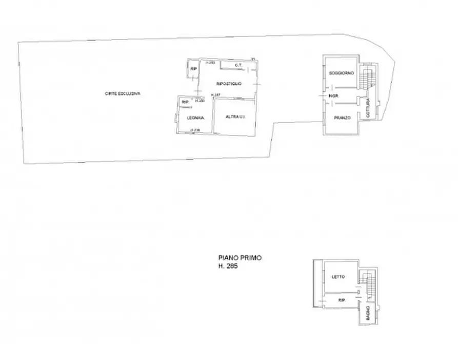 Immagine 13 di Casa bifamiliare in vendita  in Via Fratelli Bandiera, 46 a Bagnoli Di Sopra