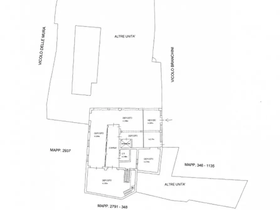 Immagine 45 di Palazzo in vendita  a Monselice