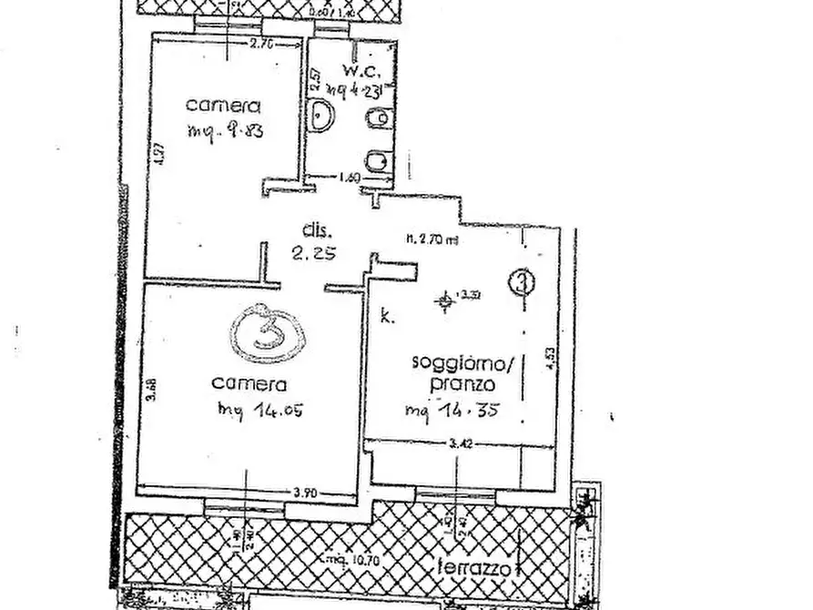 Immagine 12 di Appartamento in vendita  a Prato