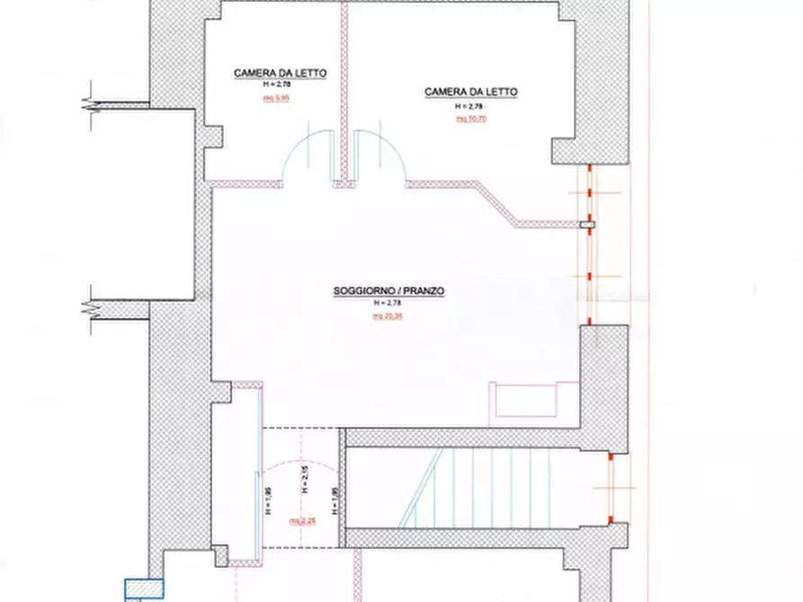 Immagine 2 di Appartamento in vendita  in Via Santa Lucia a Sora