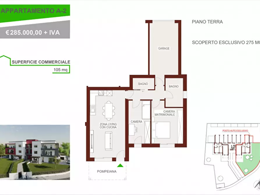Immagine 4 di Appartamento in vendita  a Portogruaro