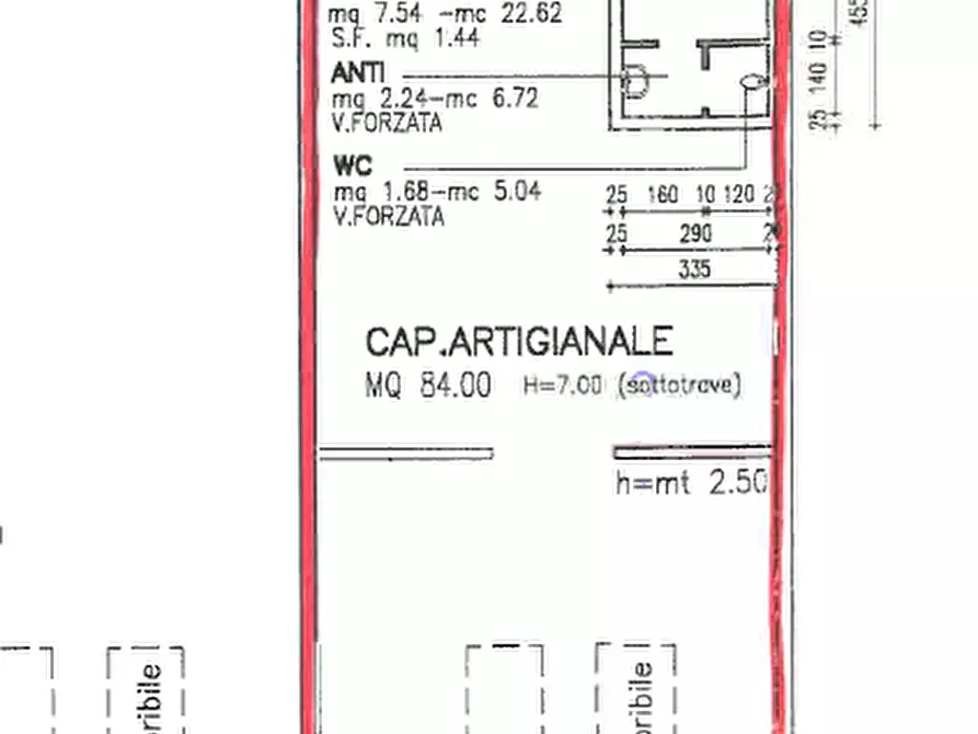 Immagine 6 di Capannone industriale in vendita  a Loreggia