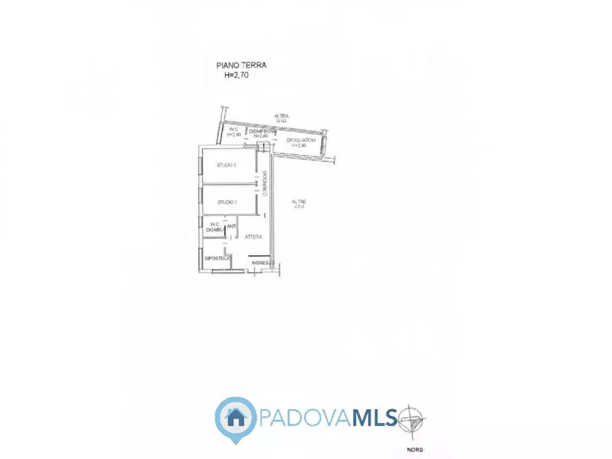 Immagine 18 di Ufficio in vendita  in Via Dante Alighieri a Polesella