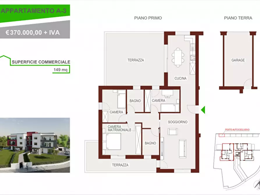 Immagine 4 di Appartamento in vendita  a Portogruaro