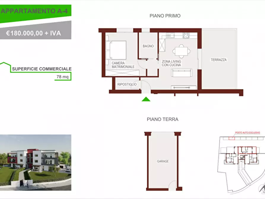 Immagine 4 di Appartamento in vendita  a Portogruaro