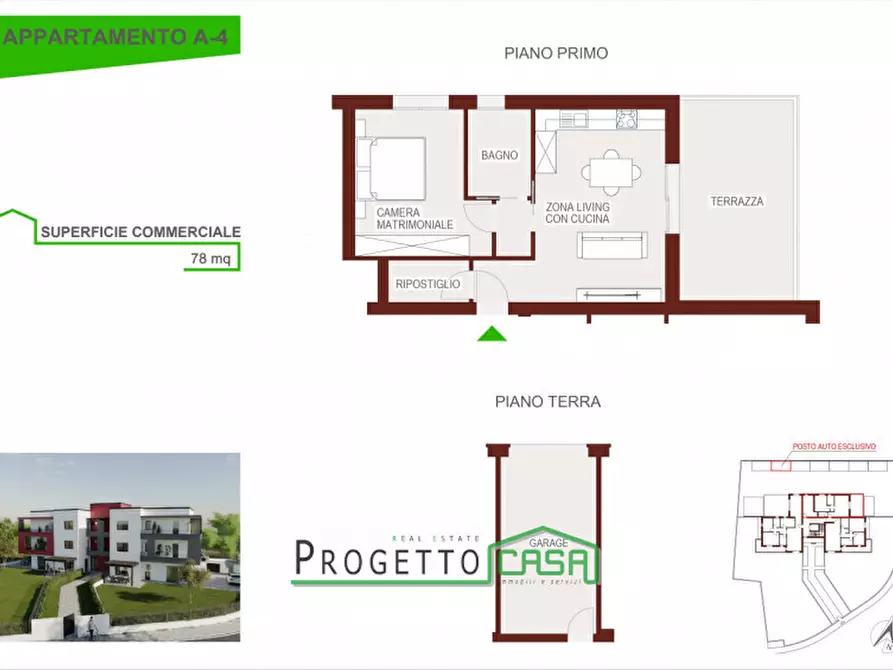 Immagine 2 di Appartamento in vendita  a Portogruaro
