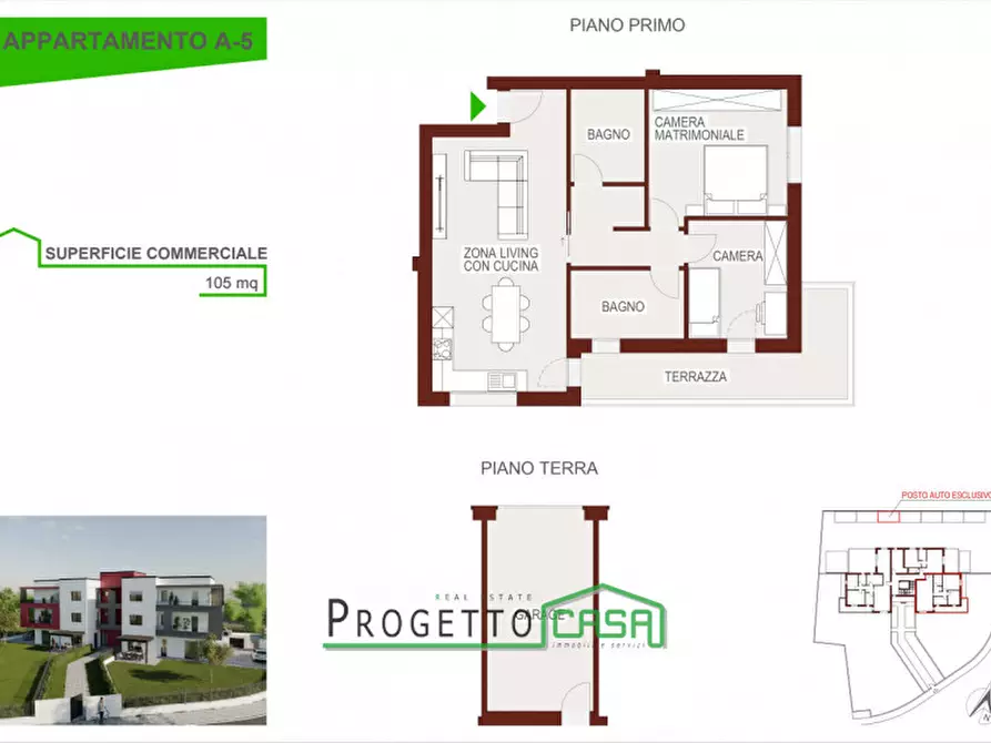 Immagine 2 di Appartamento in vendita  a Portogruaro
