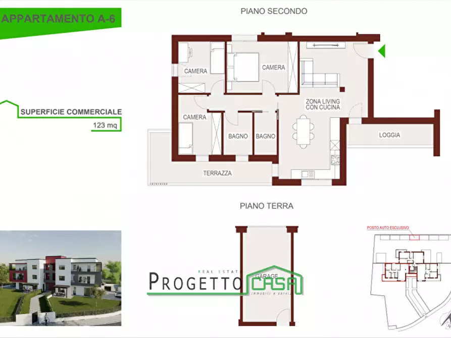 Immagine 2 di Appartamento in vendita  a Portogruaro