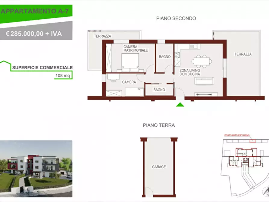 Immagine 4 di Appartamento in vendita  a Portogruaro