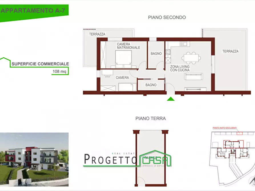 Immagine 2 di Appartamento in vendita  a Portogruaro