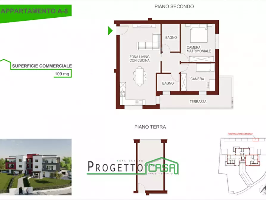Immagine 2 di Appartamento in vendita  a Portogruaro