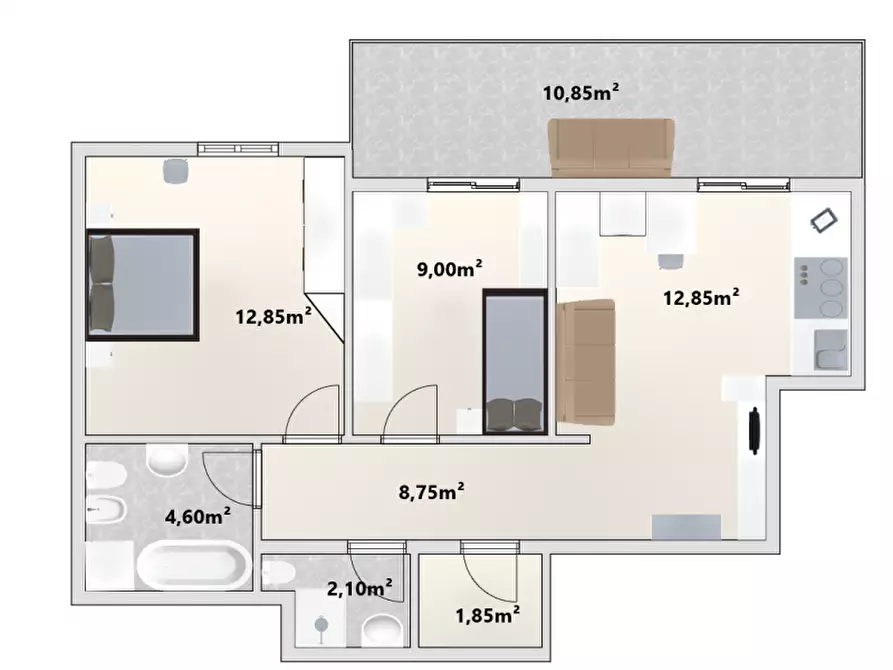 Immagine 13 di Appartamento in vendita  in Dorf a Nova Ponente .Deutschnofen.