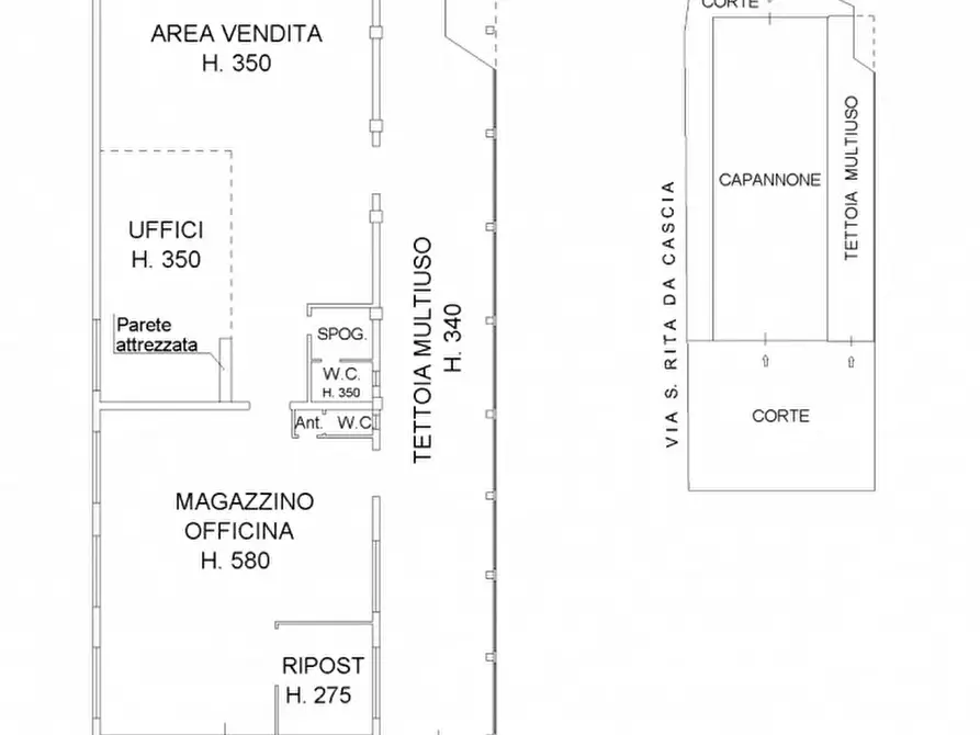 Immagine 8 di Capannone industriale in affitto  in via william d'altri 101 a Cesena