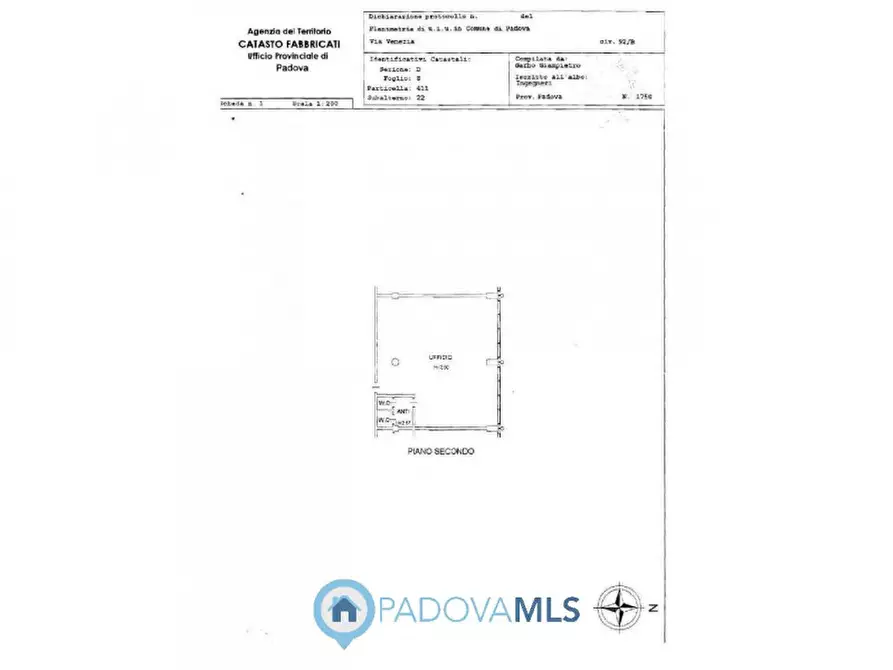 Immagine 9 di Ufficio in vendita  in Via Venezia 88 a Padova