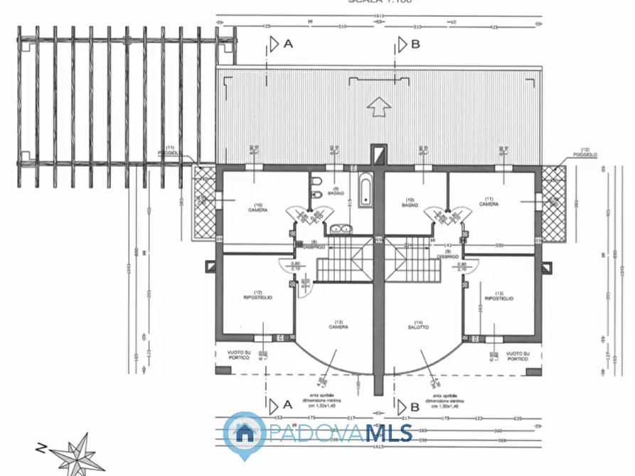 Immagine 67 di Villa in vendita  in Via Olmo per Conselve, 20 a Bagnoli Di Sopra