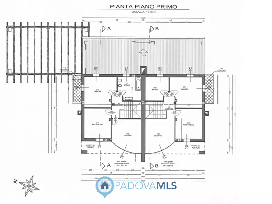 Immagine 69 di Villa in vendita  in Via Olmo per Conselve, 20 a Bagnoli Di Sopra