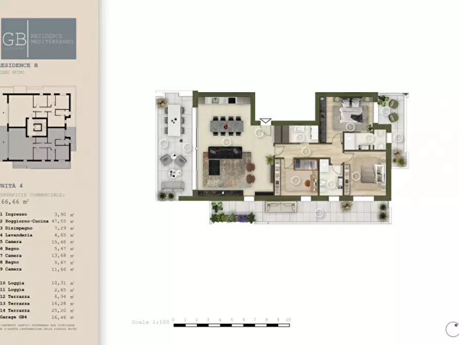 Immagine 1 di Appartamento in vendita  in Via Antonio Magarotto a Abano Terme