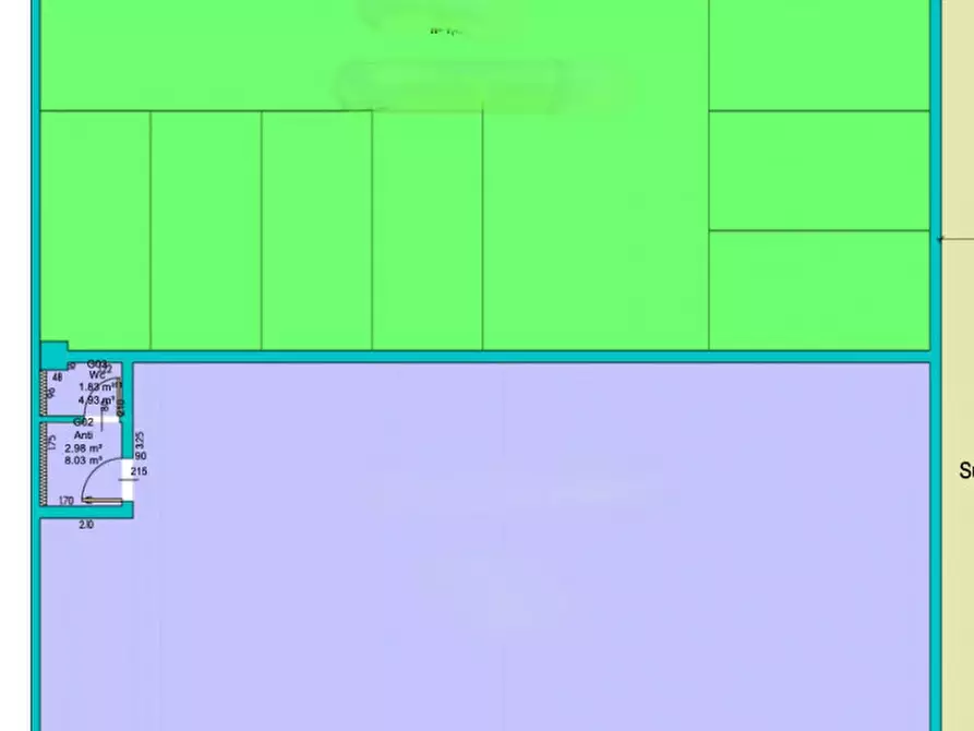 Immagine 2 di Capannone industriale in affitto  in VIA ROMA 1 a Camponogara