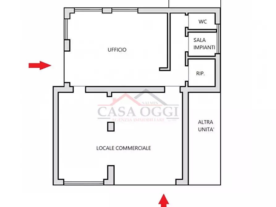 Immagine 8 di Ufficio in vendita  in Via Roma n.362 a Cervarese Santa Croce
