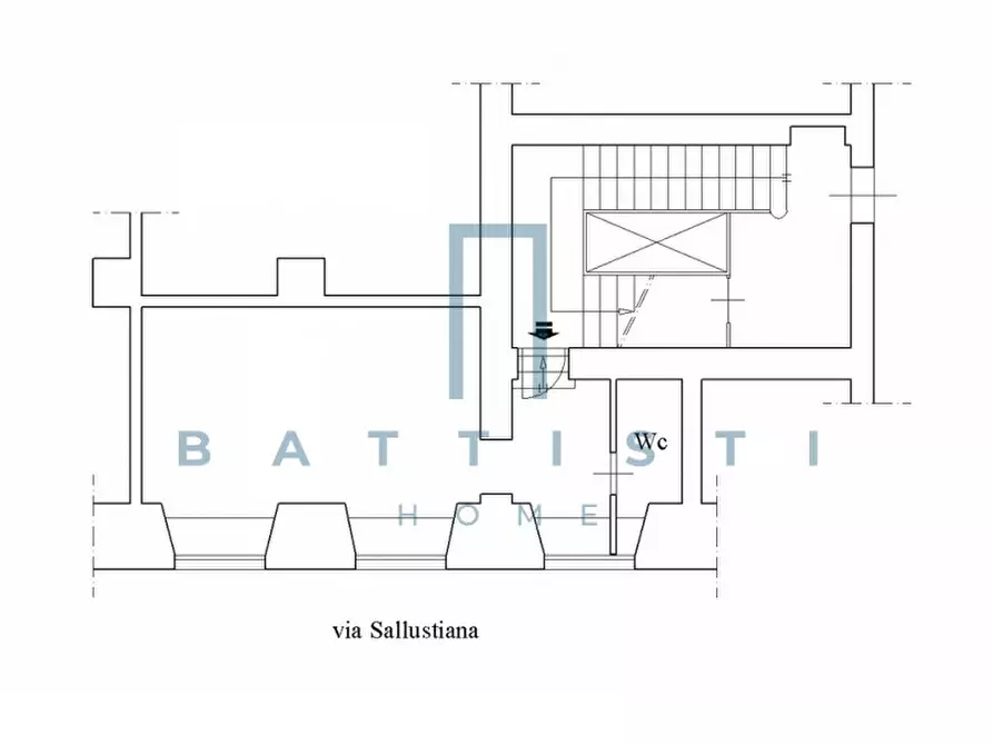 Immagine 13 di Magazzino in affitto  in Via Sallustiana a Roma