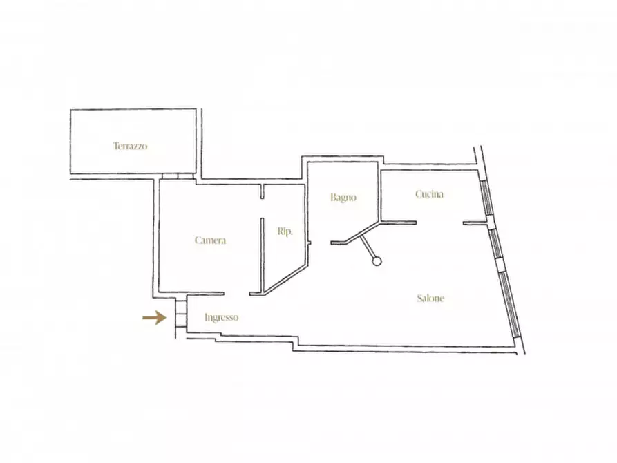 Immagine 43 di Appartamento in vendita  in Via degli Irlandesi a Roma