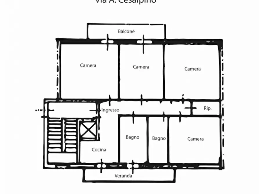 Immagine 45 di Appartamento in vendita  in Via Andrea Cesalpino 15 a Palermo