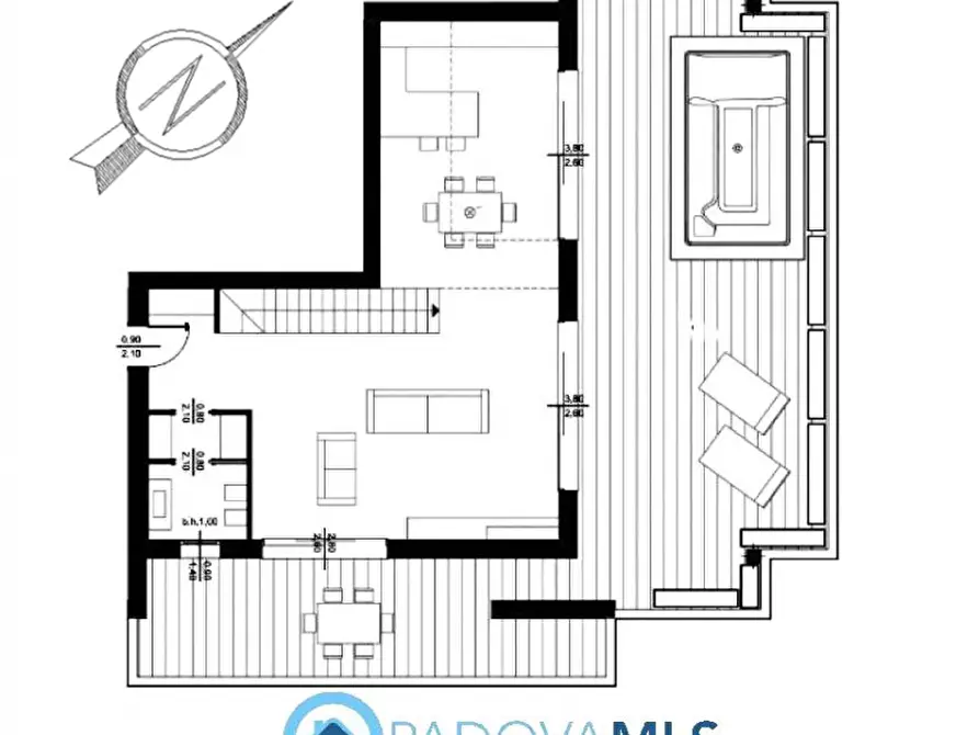 Immagine 40 di Attico in vendita  in Via Armando Diaz a Vigonza