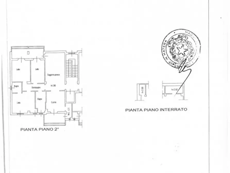 Immagine 28 di Appartamento in vendita  in Via Degli Aragonesi a Matera