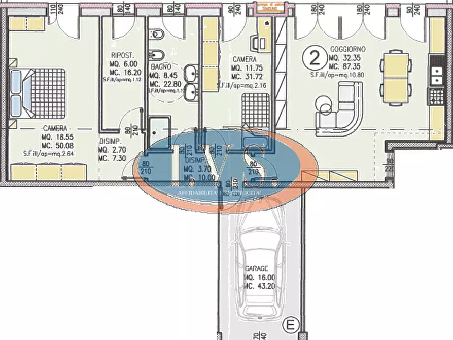Immagine 2 di Appartamento in vendita  in Via D. Cattaneo n. 1 a Montegalda