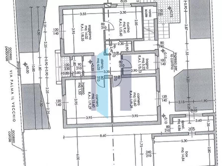 Immagine 36 di Casa indipendente in vendita  in via Palma il Vecchio a Dalmine