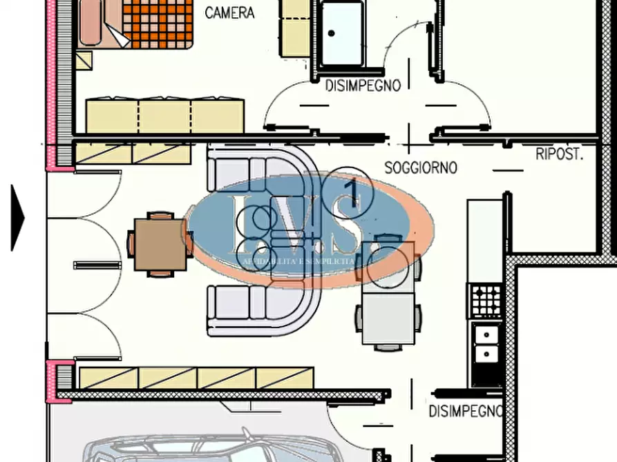 Immagine 4 di Appartamento in vendita  in via d. cattaneo 1 a Montegalda