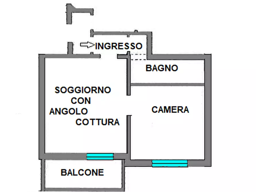 Immagine 6 di Appartamento in affitto  in VIA DE CARRACCI Ad. PARCO VILLA ANGELETTI a Bologna